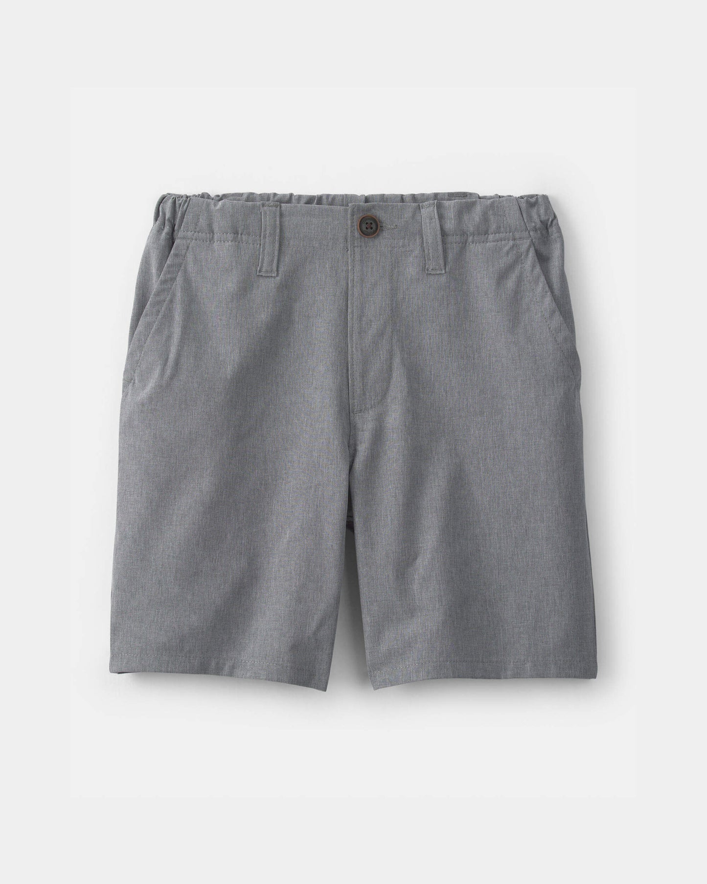 Boys Uniform Active Pull-On Shorts - Grey
