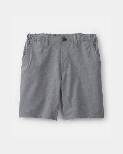 Boys Uniform Active Pull-On Shorts - Grey