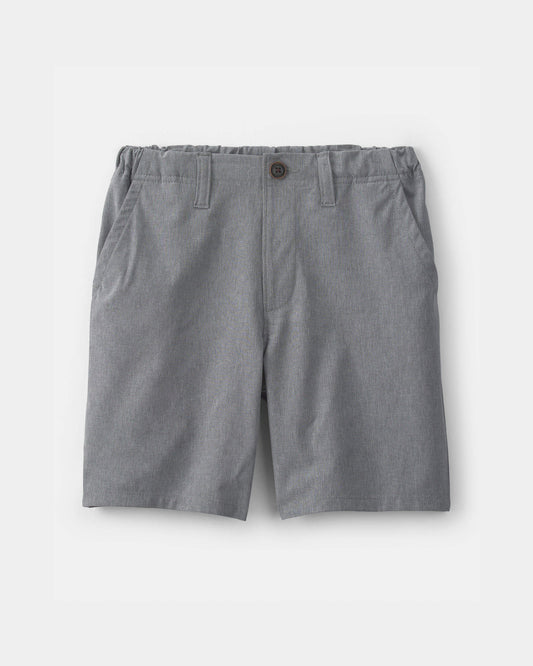 Boys Uniform Active Pull-On Shorts - Grey