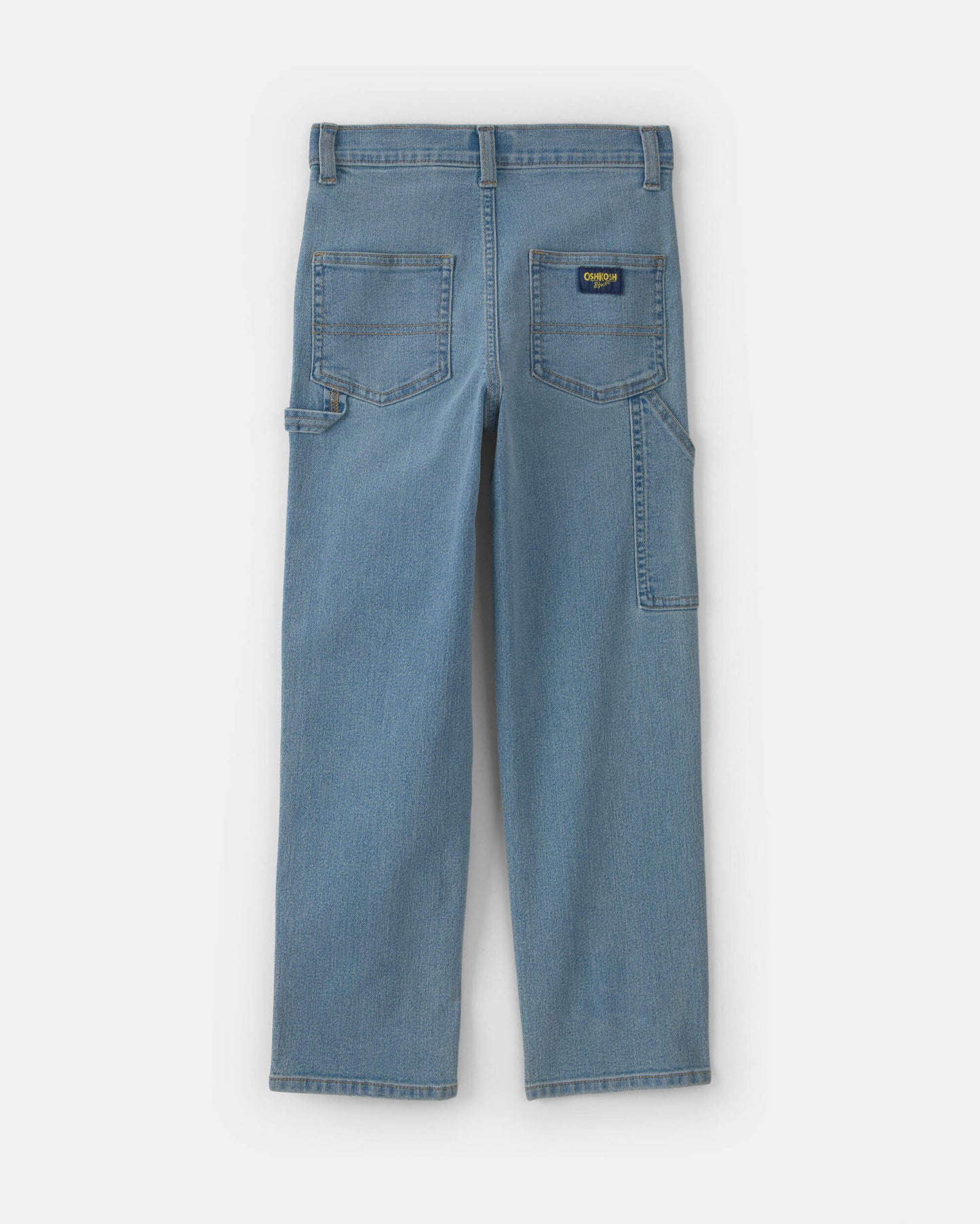 Boys Straight-Leg Jeans - Light Wash