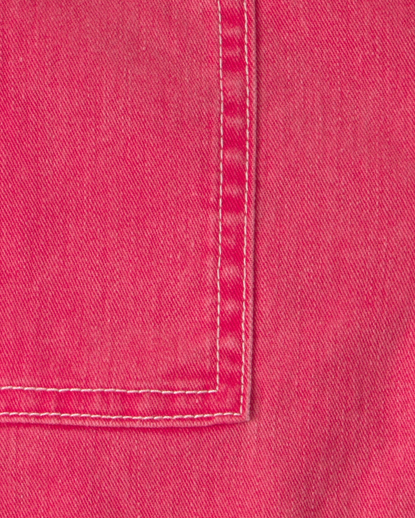 Girls Stretch Twill Shorts - Red