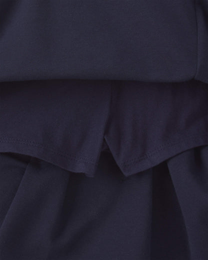 Girls Uniform Ponte Skort - Navy