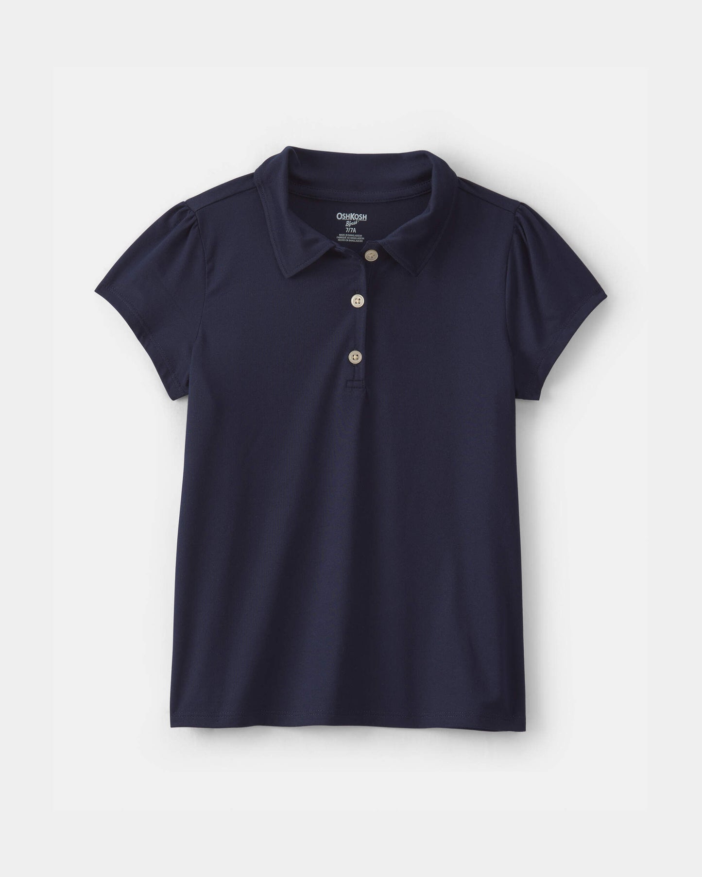 Girls Uniform Active Polo Shirt - Navy
