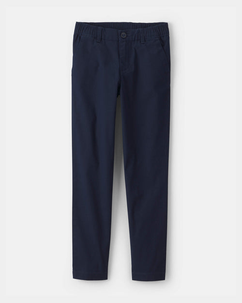 Girls Uniform Skinny Pants - Navy