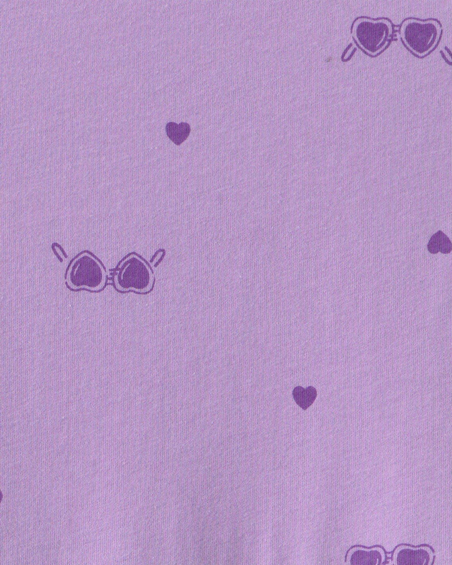 Girls Sunglasses Sleeveless Knit Dress - Purple