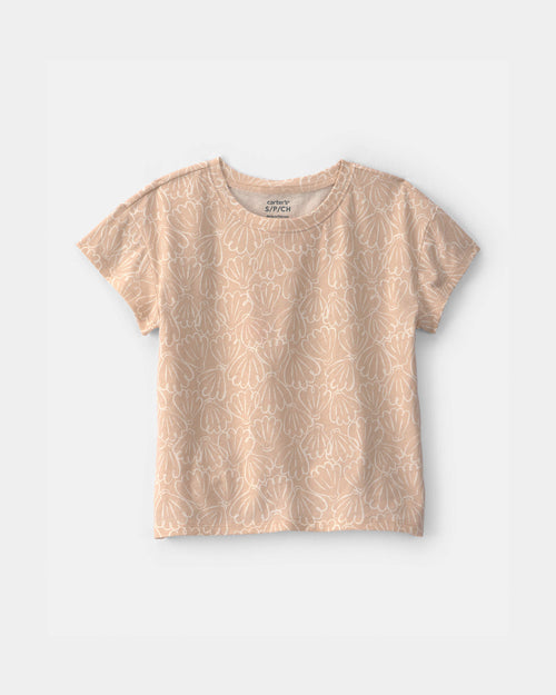 Girls Shell Top - Tan