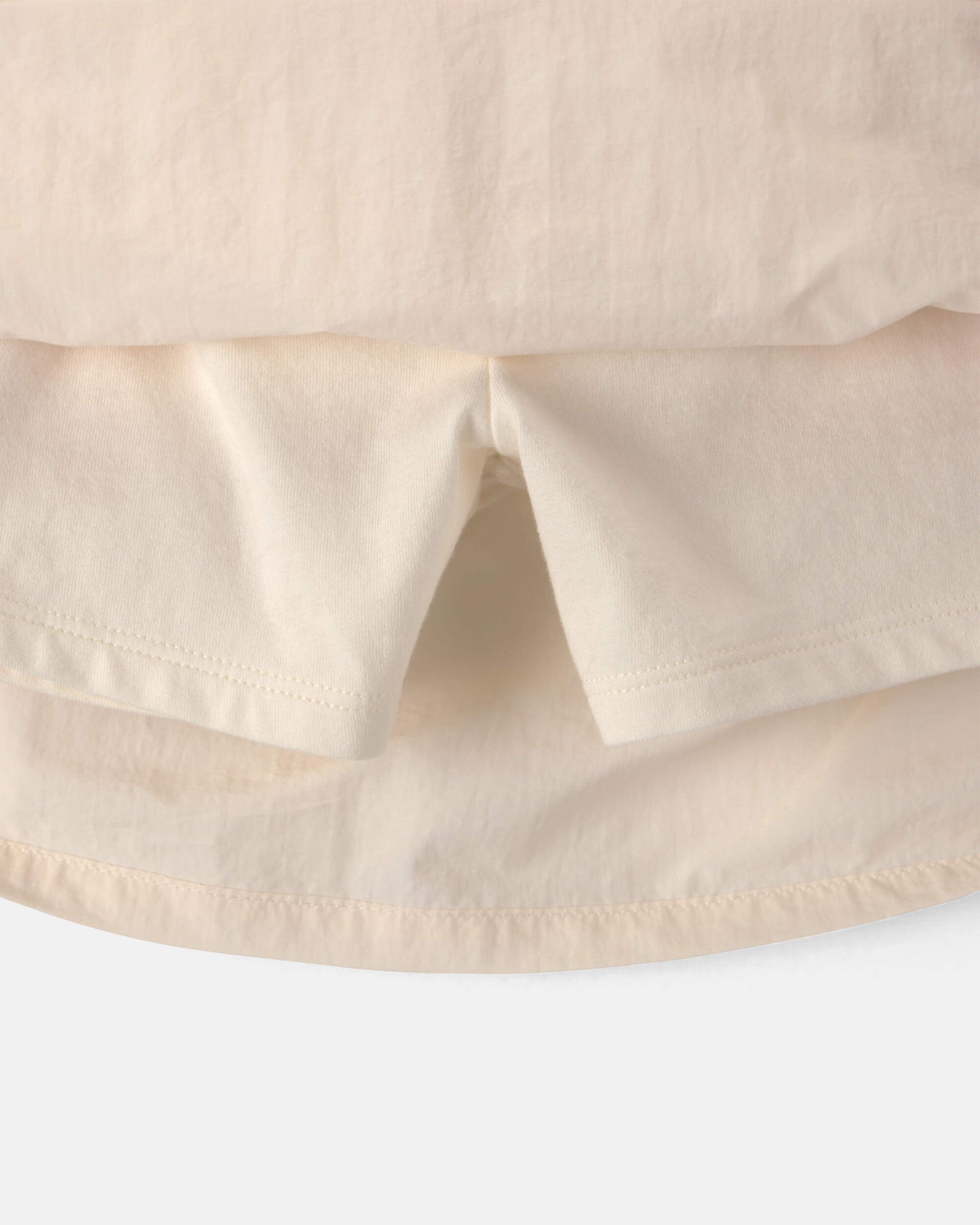 Girls Colorblock Skort - Ivory/Pink