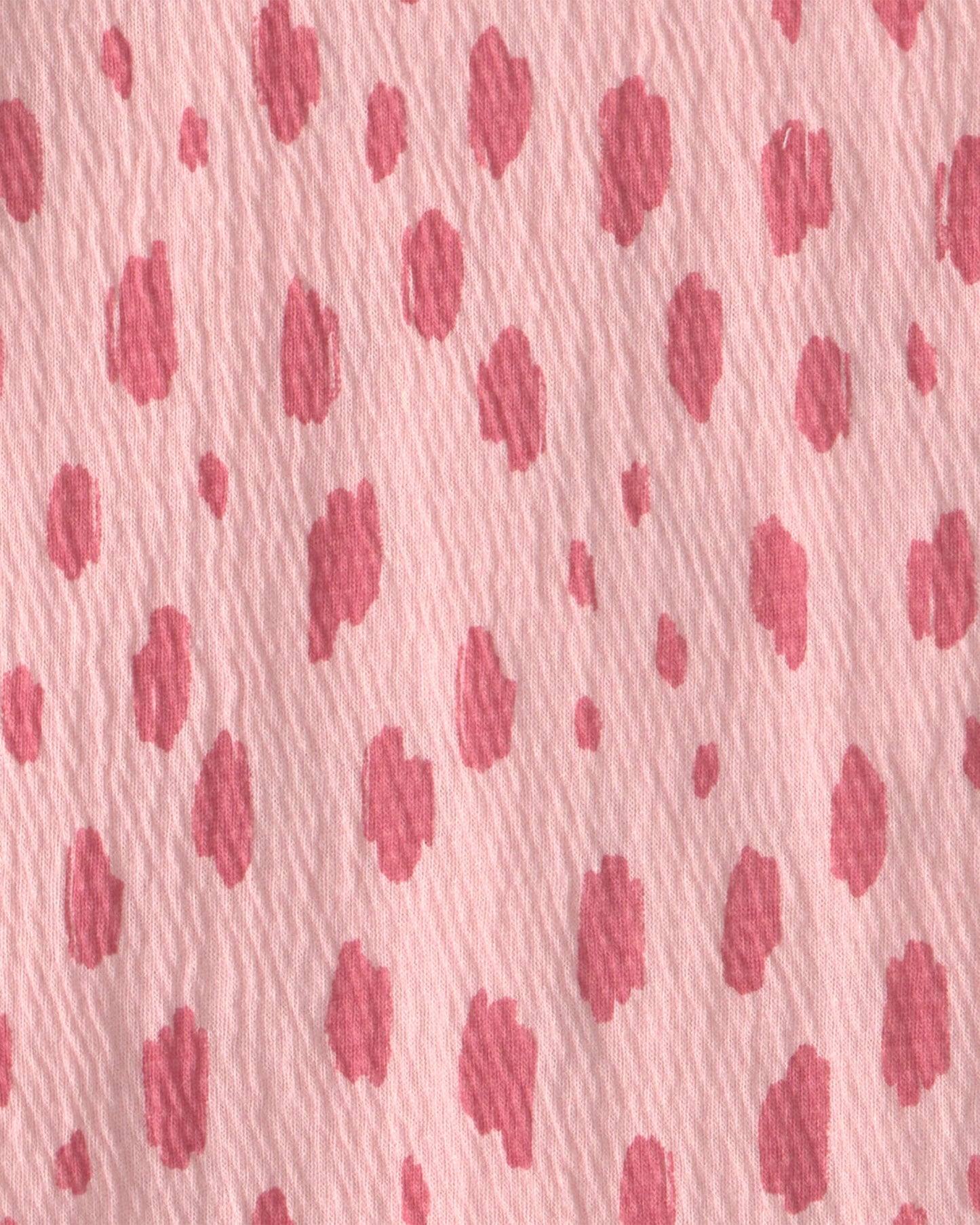 Girls Dots Short-Sleeve Top - Pink