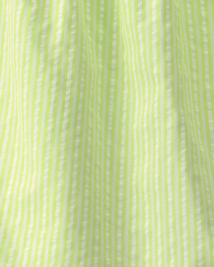 Girls Stripe Tank Top - Green