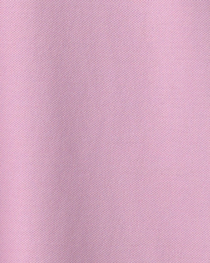 Girls Uniform Piqué Short-Sleeve Dress - Pink