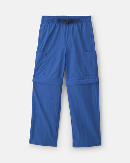 Boys Cargo Utility Zip-Off Pants - Blue