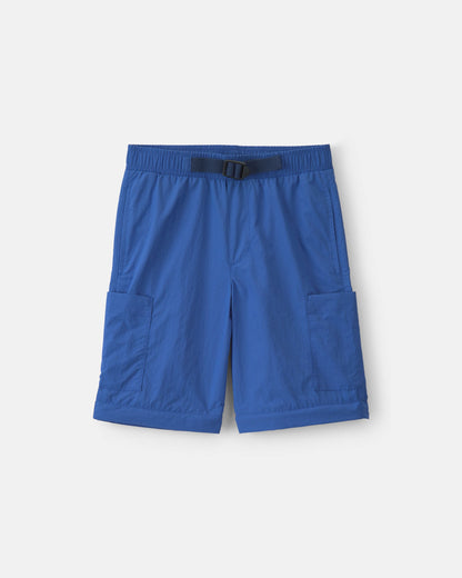 Boys Cargo Utility Zip-Off Pants - Blue