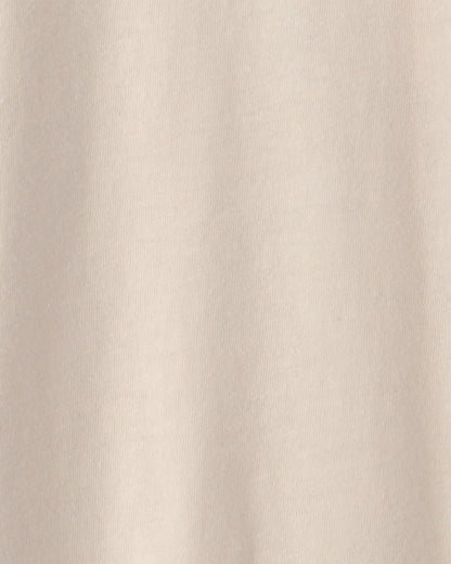 Boys Long-Sleeve Henley T-Shirt - Cream