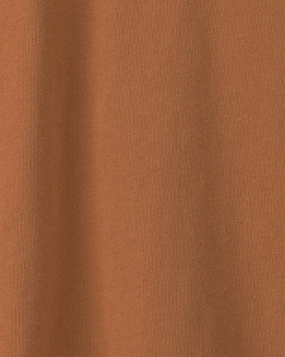 Boys Long-Sleeve Henley T-Shirt - Brown