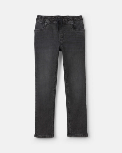 Boys Tapered Denim Jeans - Black