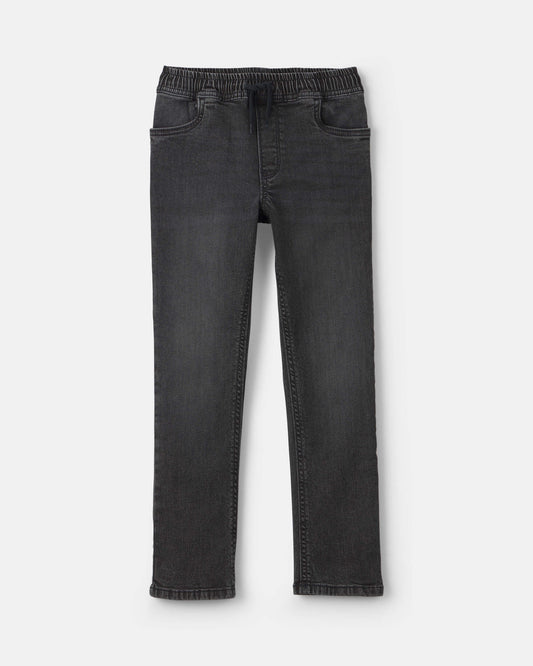 Boys Tapered Denim Jeans - Black
