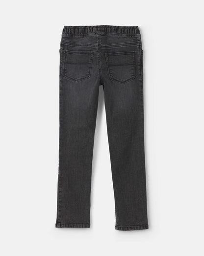 Boys Tapered Denim Jeans - Black