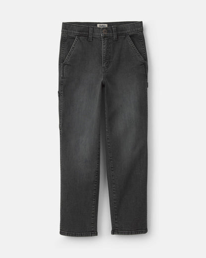 Boys Denim Baggy Jeans - Charcoal Wash