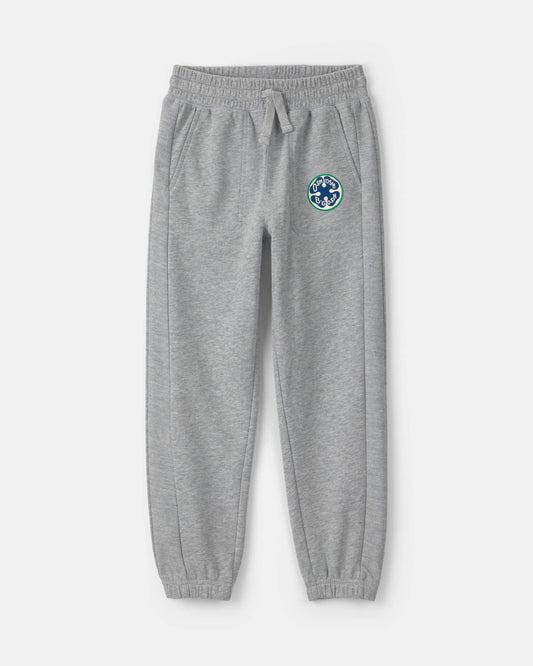 Boys French Terry Joggers - Grey