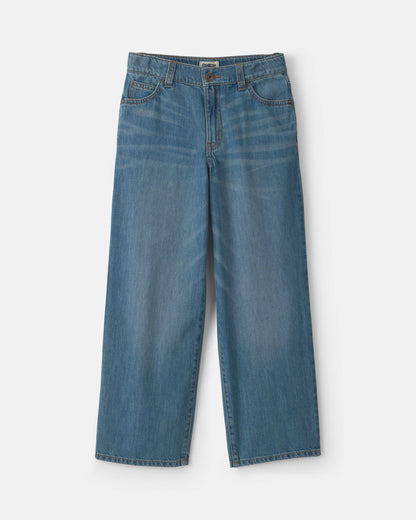 Boys Denim Baggy Jeans - Medium Wash