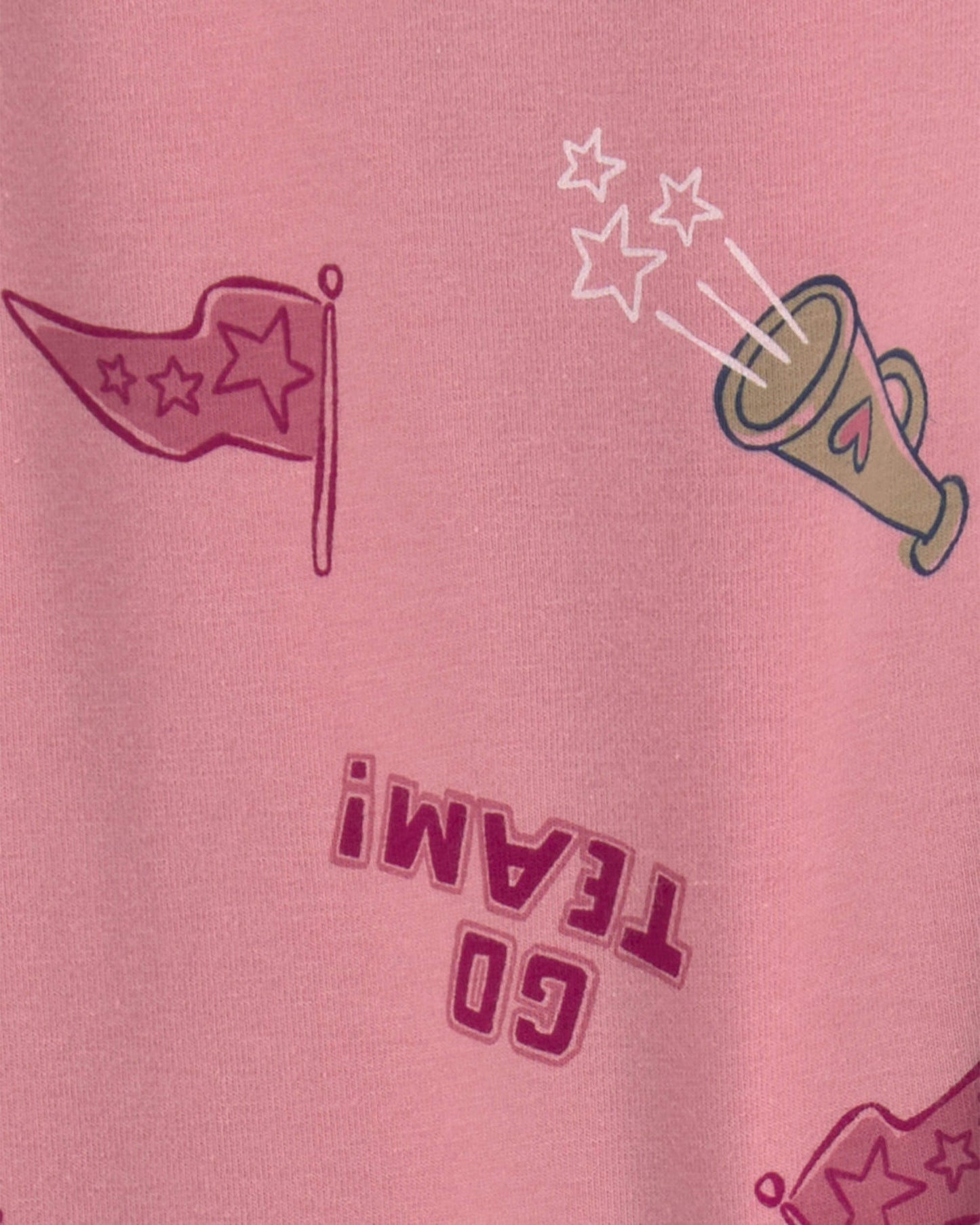 Girls School Spirit Pull-On Stretch Leggings - Pink