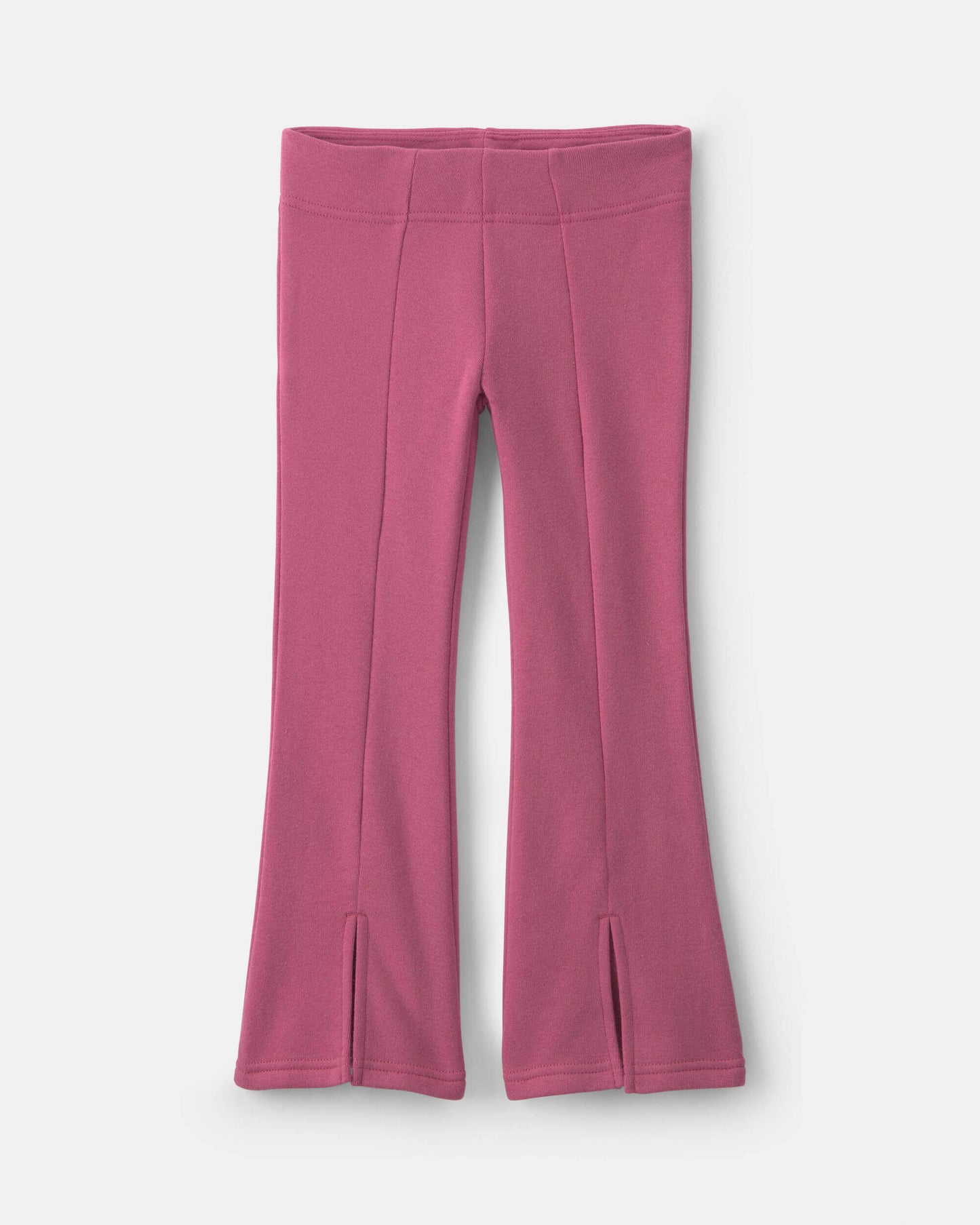 Girls 2-Piece Cherry Fleece Quarter Zip & Pant Set - Pink