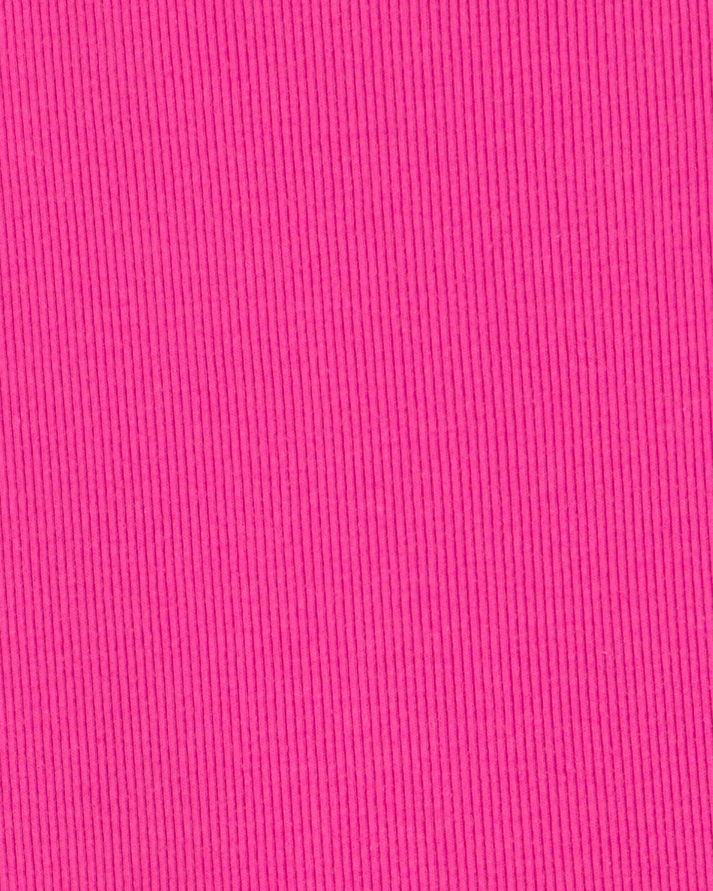 Girls Rib Short-Sleeve Dress - Pink