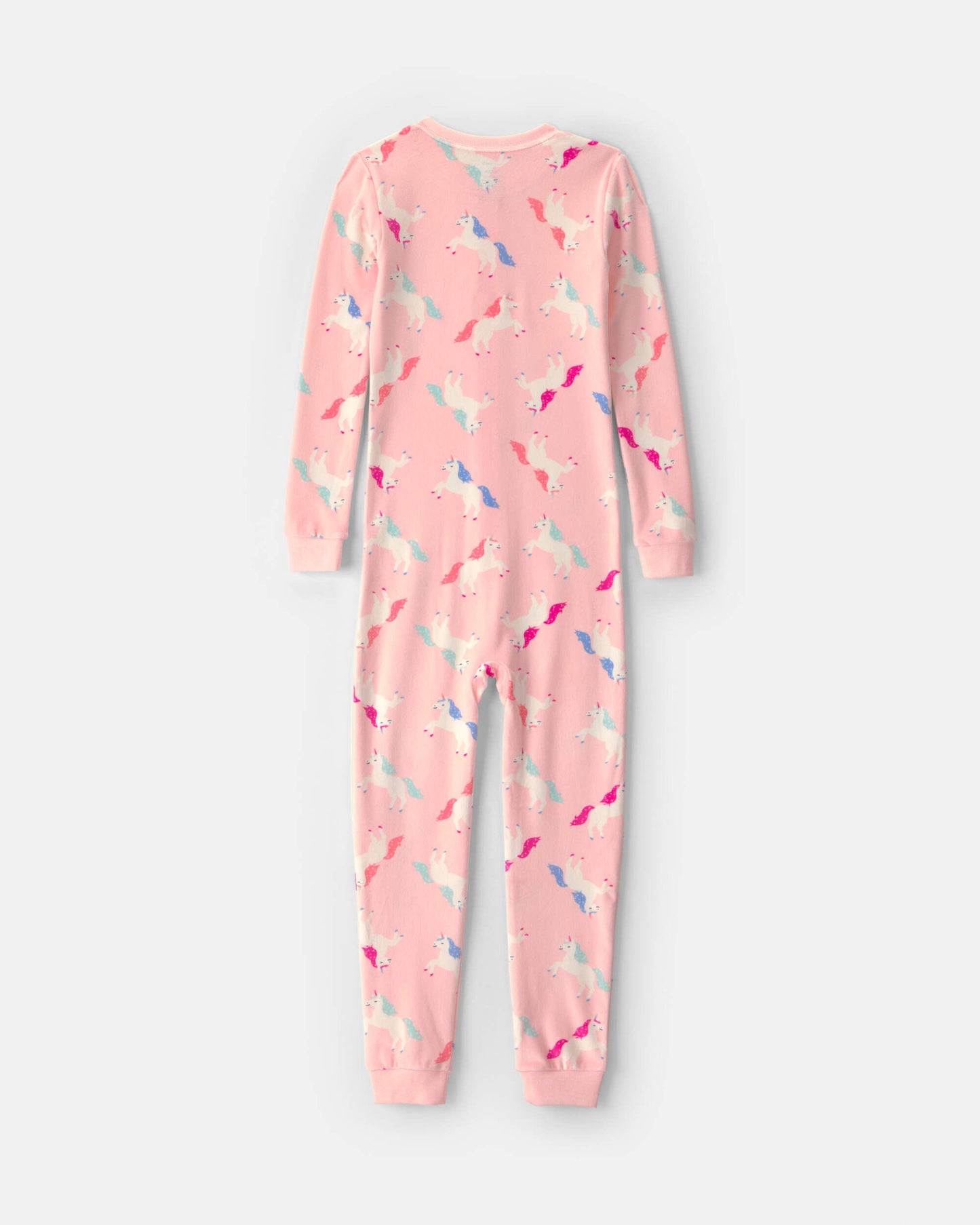 Girls 1-Piece Unicorn DreamPlush Snug Fit Pajama - Pink