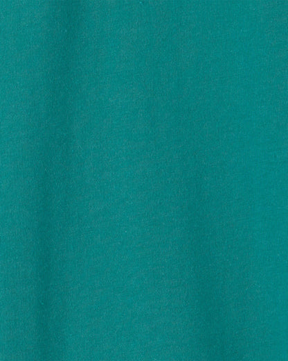 Boys Long-Sleeve Henley T-Shirt - Teal