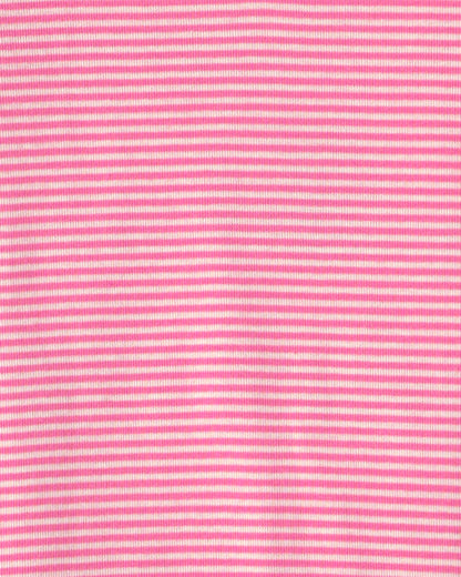Girls 4-Piece Pets 100% Cotton Snug Fit Pajama Set - Pink/Cream