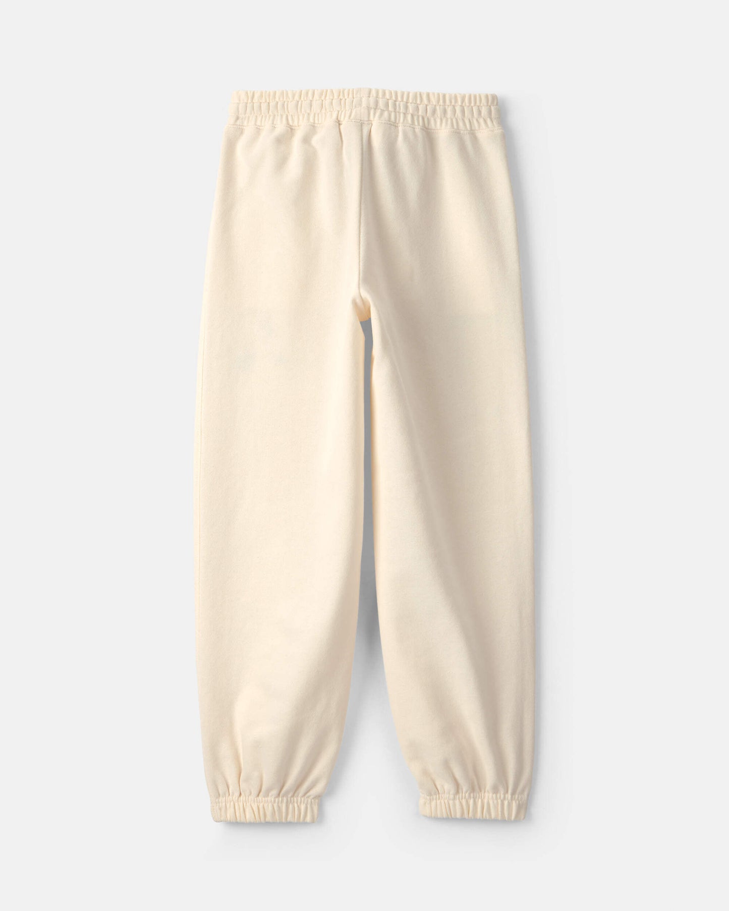 Kids '95' Floral French Terry Joggers - Cream