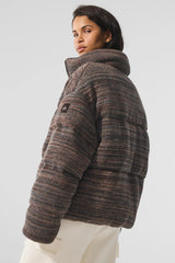 Stage Sweater Puffer - Brown Multi