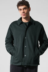 Edition Sueded Jacket - Charcoal Green