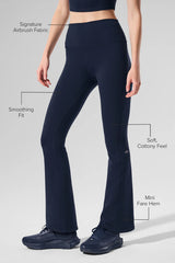 Airbrush High-Waist 7/8 Bootcut Legging - Navy