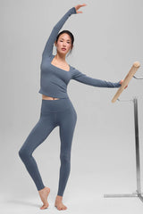 ALO Softsculpt Precision Long Sleeve - Bluestone