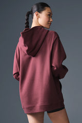 Renown Heavy Weight Hoodie - Burgundy Truffle