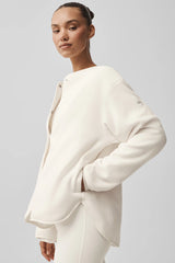 Polar Fleece Take Note Jacket - Ivory