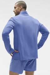 Conquer 1/4 Zip Reform Long Sleeve - Provence Blue