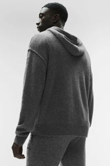 Wool Cashmere New Class Hoodie - Platinum Grey
