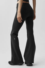 Airbrush Low-Rise Bootcut Legging - Black