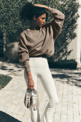 Airbrush High-Waist 7/8 Bootcut Legging - Ivory