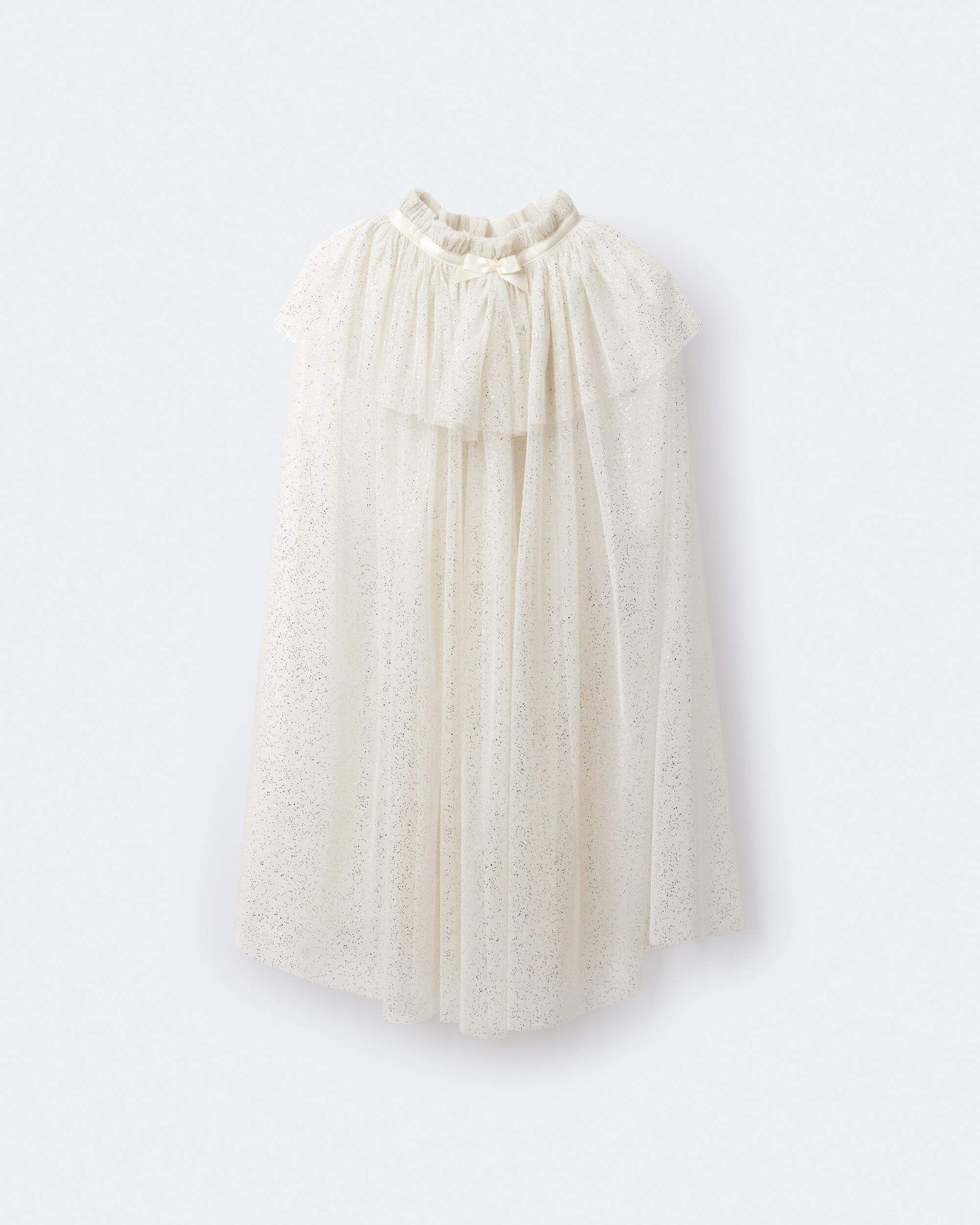Toddler Girl Confetti Dress Up Cape - Cream/Gold