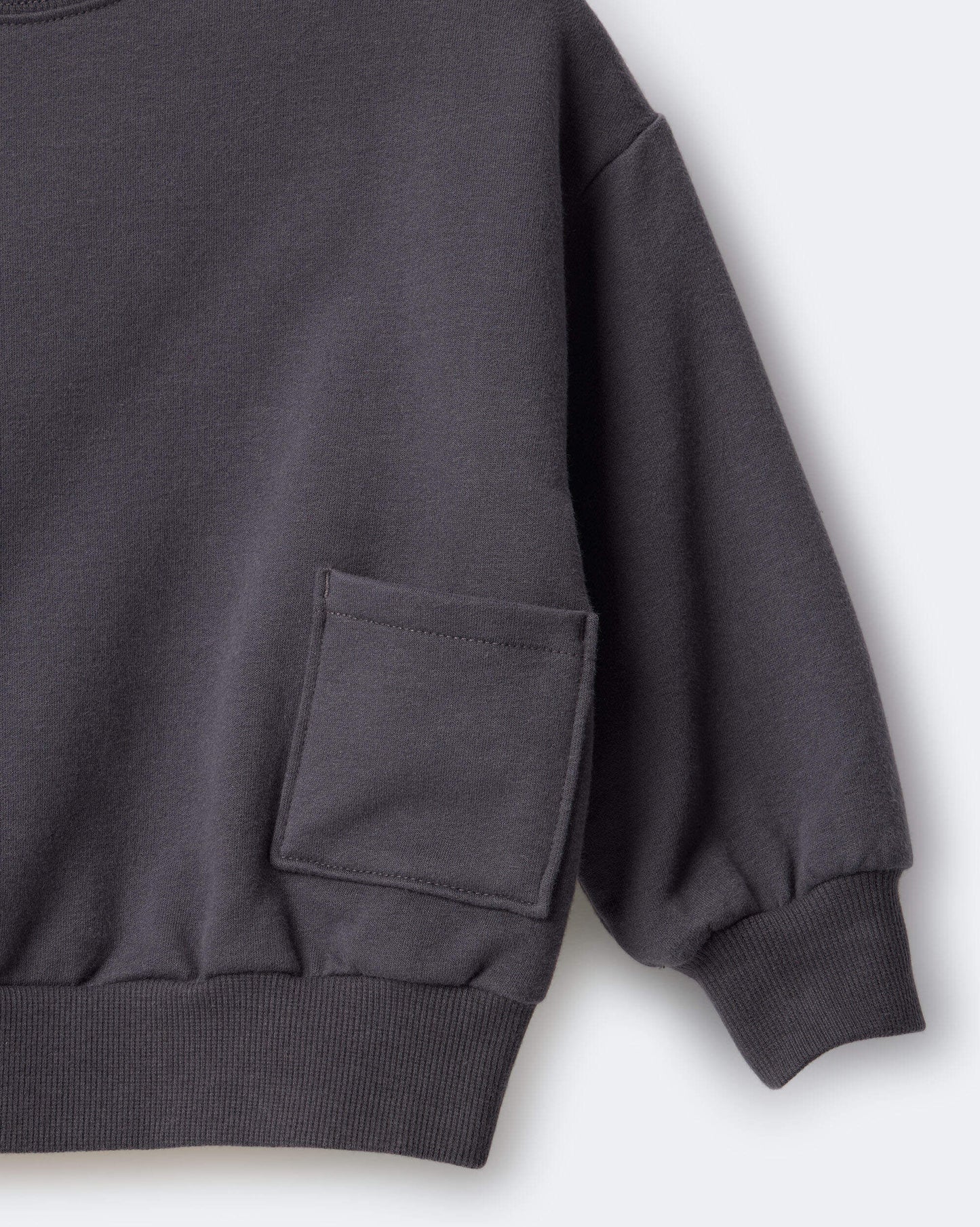 Toddler Otter Sweatshirt™ with Pockets - Dark Grey