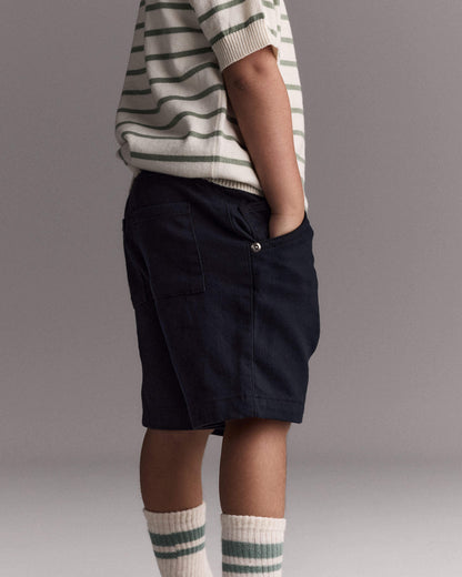 Toddler Boy Bermuda Shorts - Black