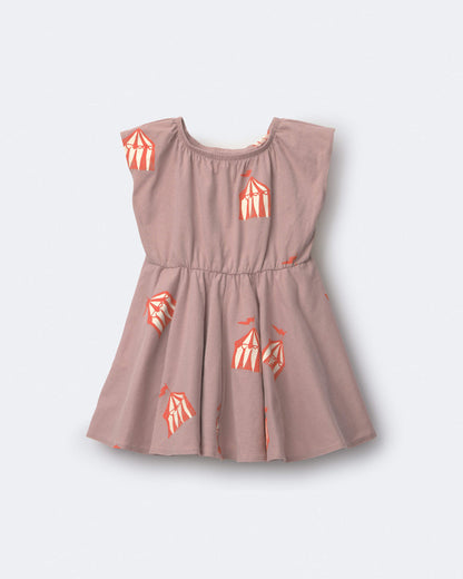 Toddler Girl Avenue Twirl™ Dress in Big Top Print - Mauve