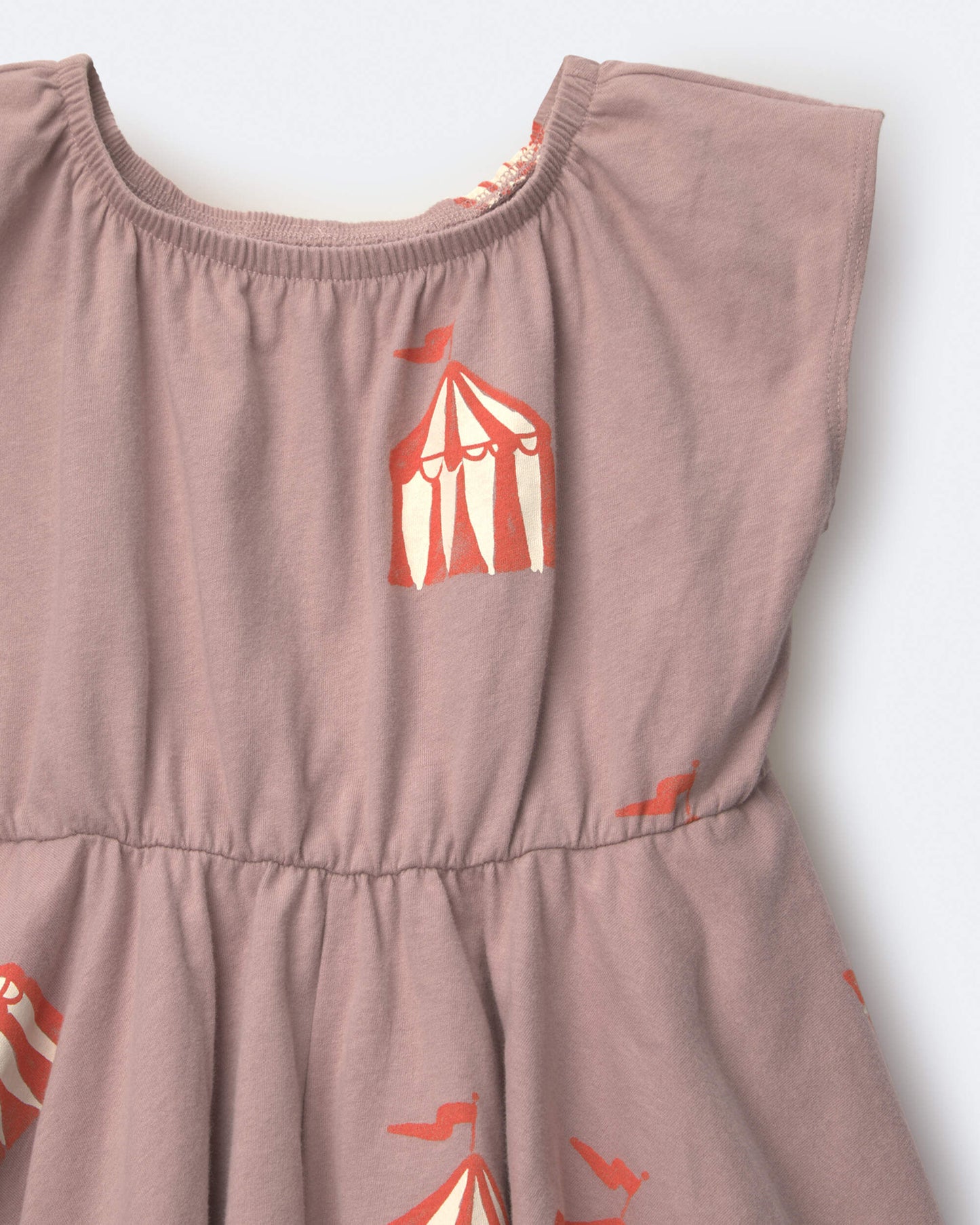 Toddler Girl Avenue Twirl™ Dress in Big Top Print - Mauve