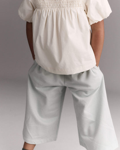Toddler Girl Wide-Leg Drape Pant - Light Blue