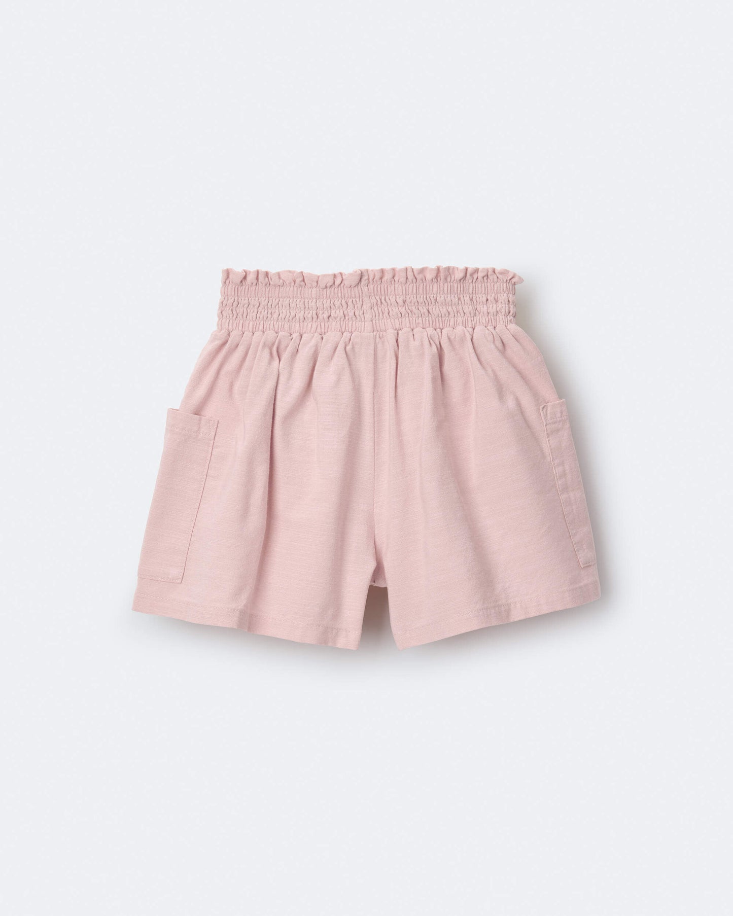 Toddler Girl Swing Shorts with Pockets - Light Pink