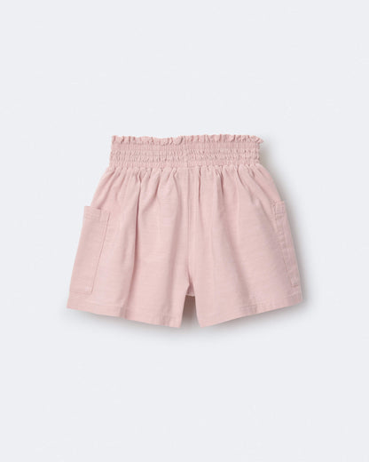 Toddler Girl Swing Shorts with Pockets - Light Pink