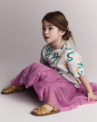 Toddler Girl Avenue Twirl™ Midi Skirt with Tulle - Purple